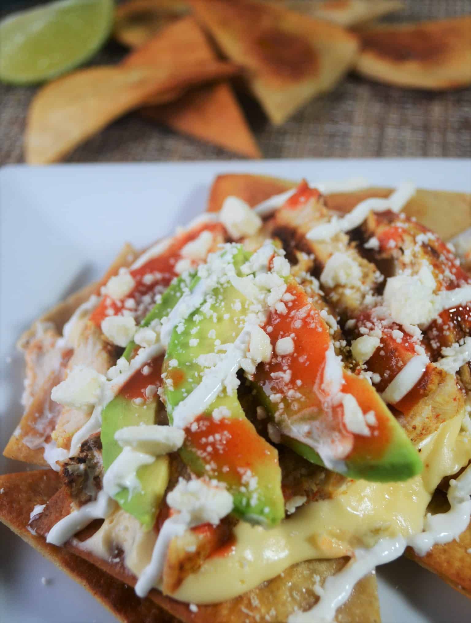 keto nachos and cheese