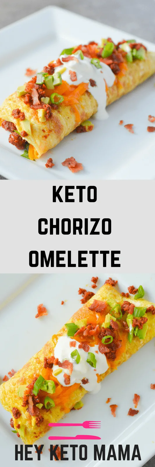 Tired of eating eggs? This Keto Chorizo Omelette will make your breakfast egg-citing again! | heyketomama.com