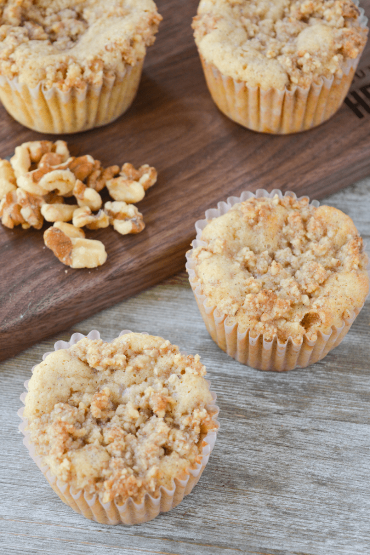 Tired of eggs for keto breakfast? These Keto Banana Nut Muffins are so simple and delicious, your kids will love helping you make them on the weekends just as much as they'll love helping you eat them! | heyketomama.com