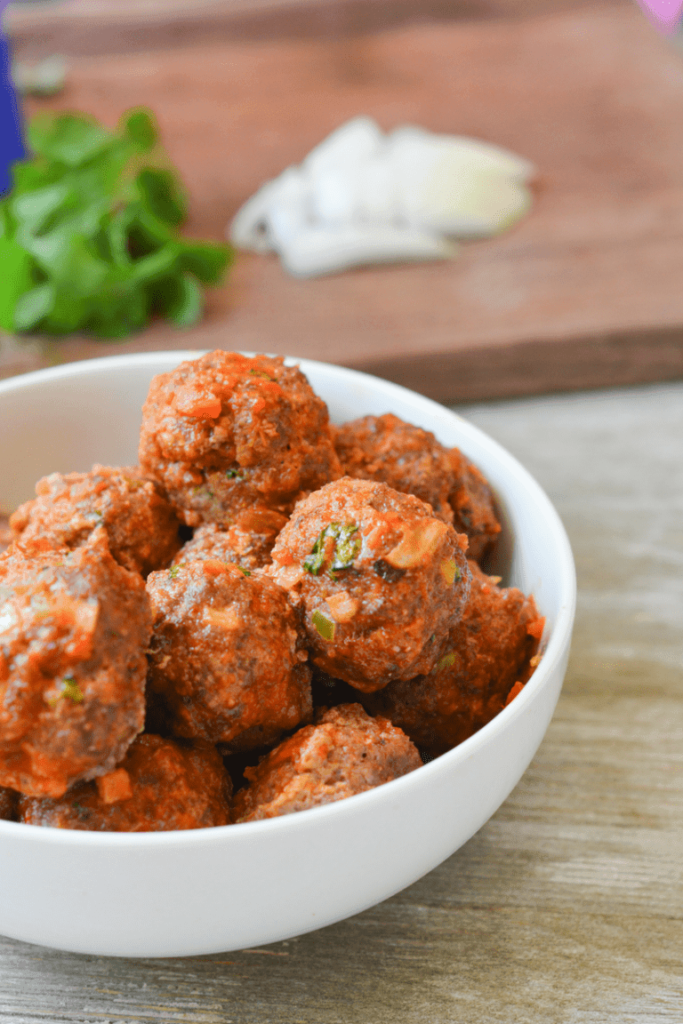 Keto Beef and Chorizo Meatballs Hey Keto Mama
