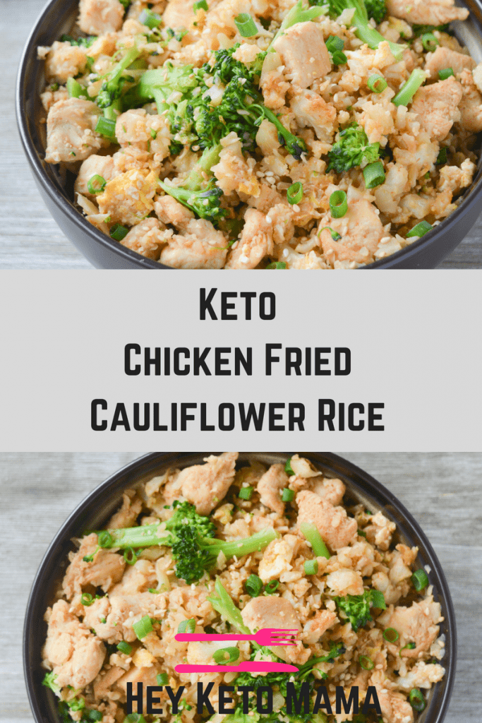 Keto Chicken Fried Cauliflower Rice Hey Keto Mama
