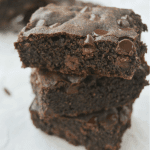 These Keto Brownies are decadent and delicious, fudgey and firm, everything a brownie should be! But the best thing these low carb brownies are is guilt free! You won't want to share them...and you won't have to! | heyketomama.com