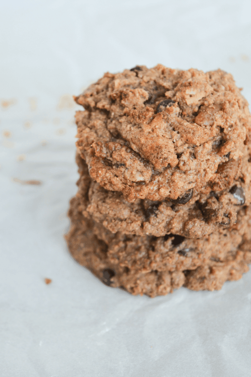 These Keto Chocolate Chip Pecan and Coconut Cookies are any low carb cookie lover's dream! They have the classic look and taste of your favorite homemade cookie, all with only 2.4g net carbs per cookie! | heyketomama.com