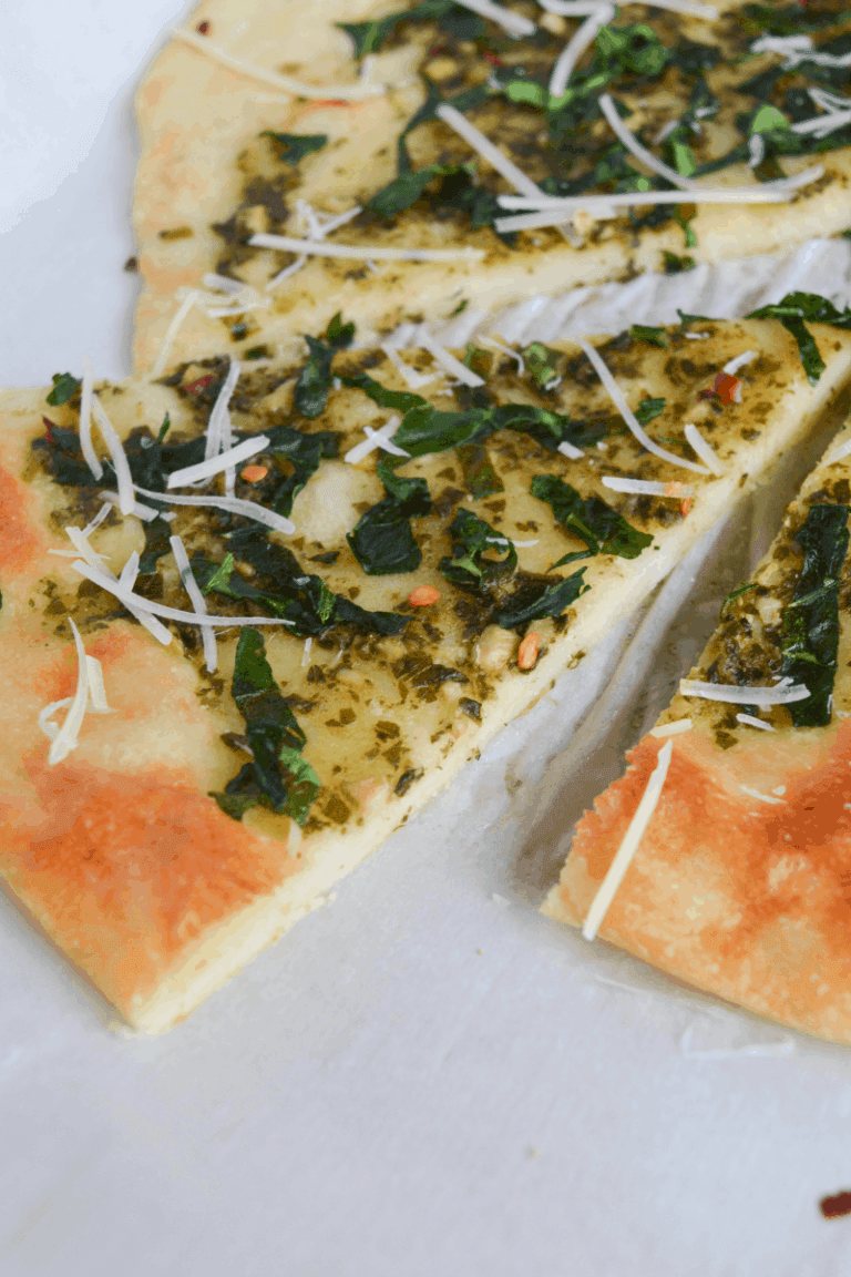 Keto Spinach Pesto Flatbread Hey Keto Mama