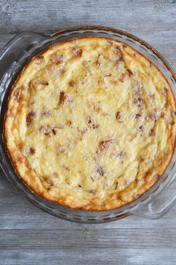 Keto Crustless Quiche Lorraine Hey