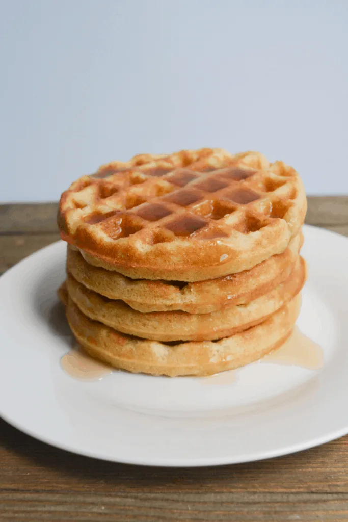 Easy Mini Waffles  THM FP, Low Fat, Low Carb - Oh Sweet Mercy