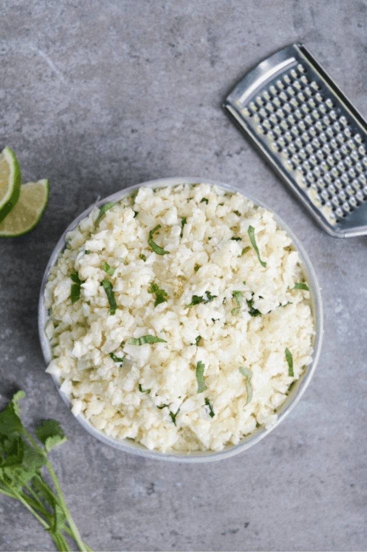 Cilantro Lime Cauliflower Rice