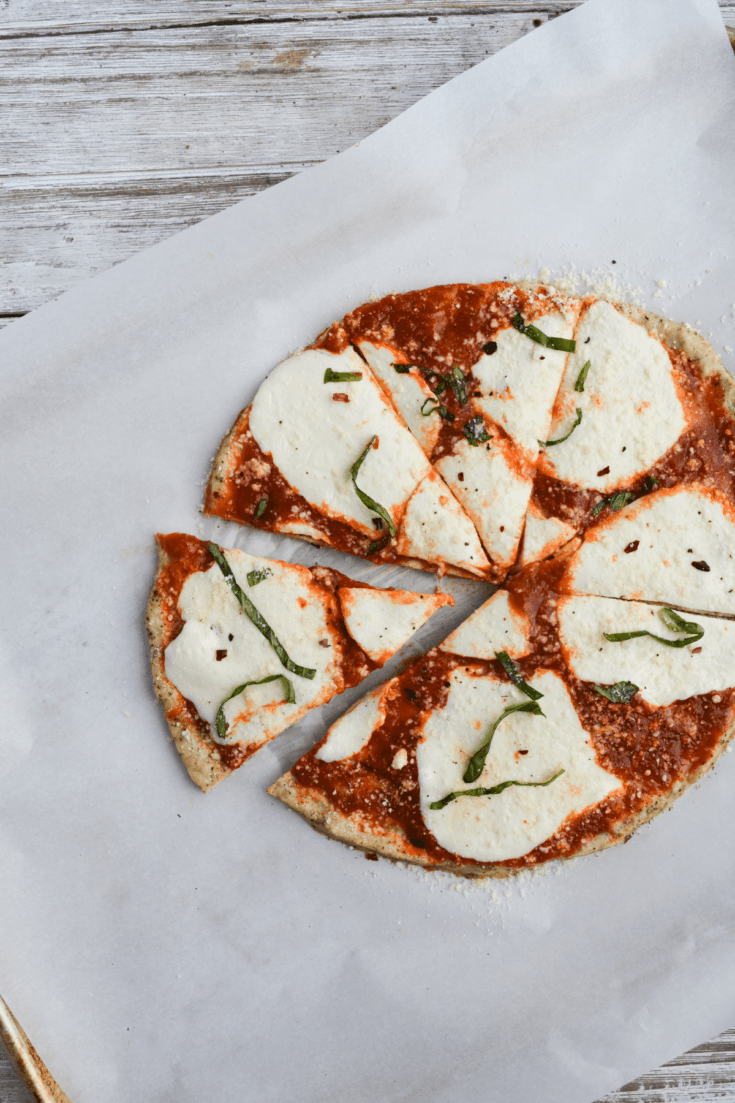 Keto Chicken Parm Pizza