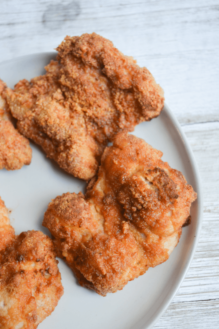Air Fryer Low Carb Keto Fried Chicken - Hey Keto Mama