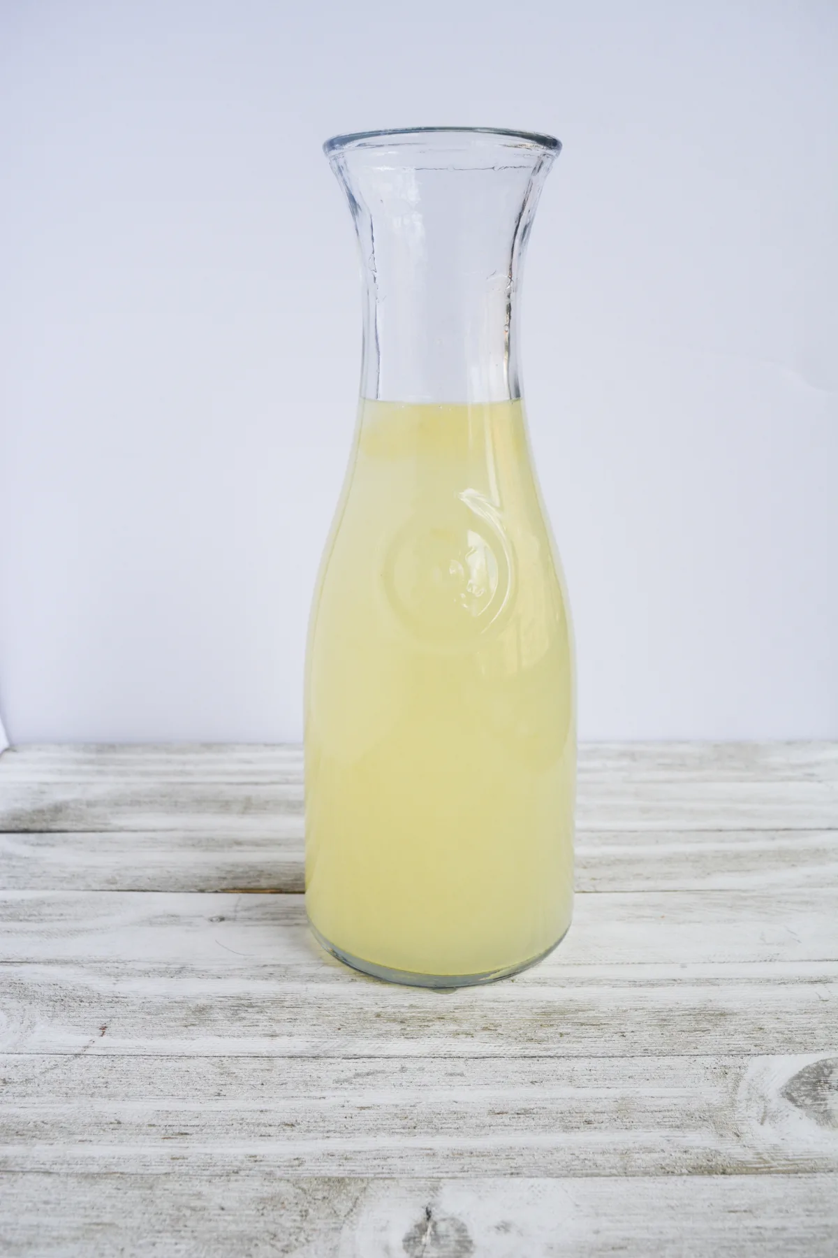 carafe filled with delicious homemade keto lemonade