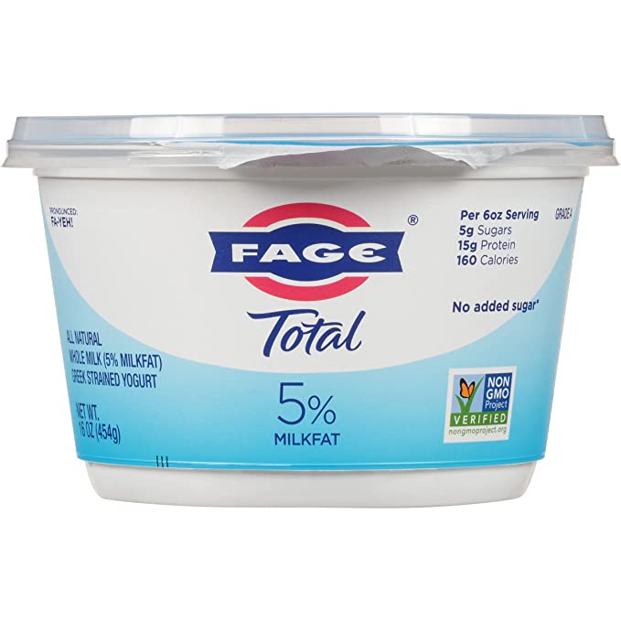 fage total brand 5% milkfat greek yogurt