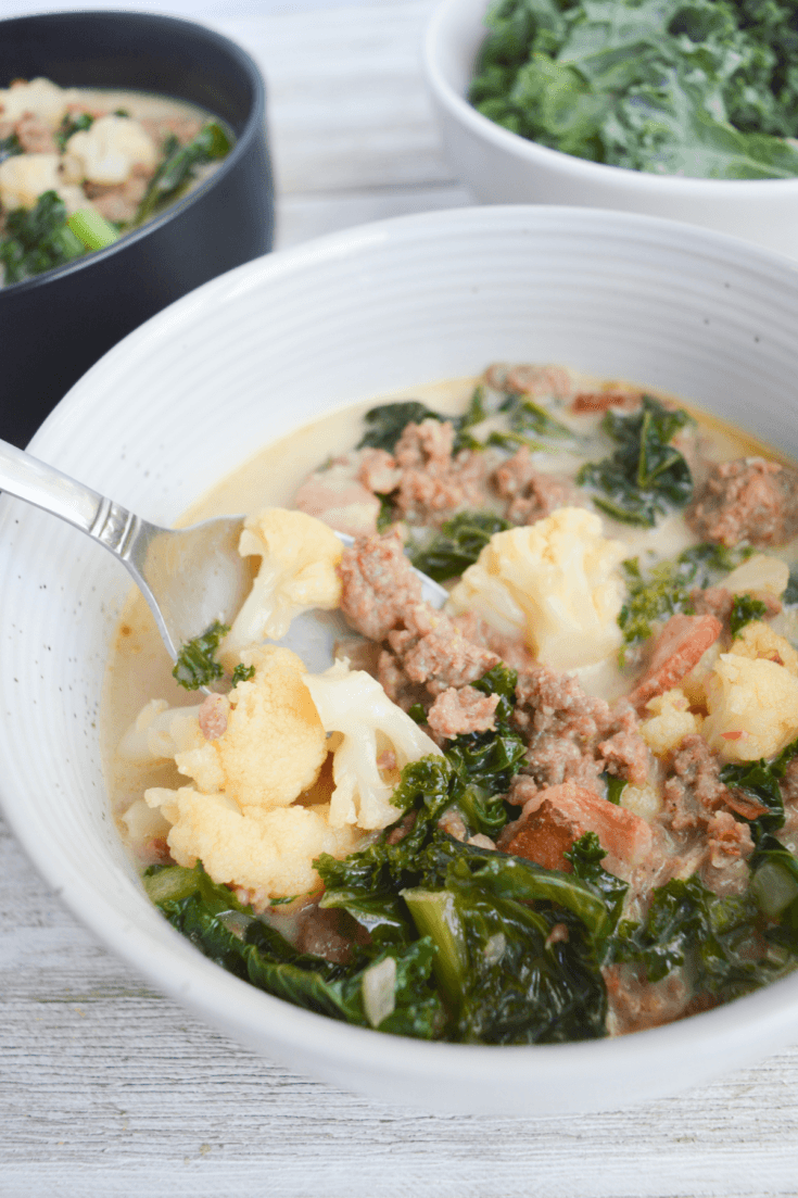 Keto Zuppa Toscana Soup