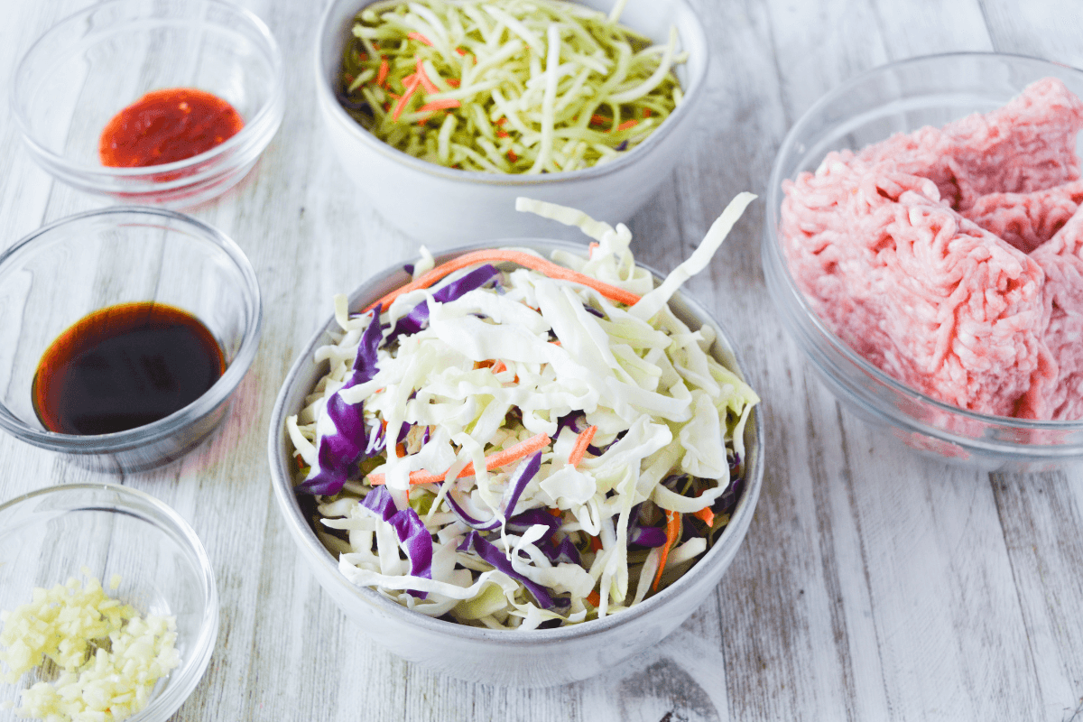 egg roll in a bowl ingredients.